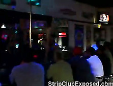 Stripper Gets Topless On Stage