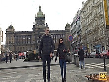 Hunt4K.  Hunter Meets A Nice Girl In Prague