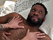 Sinful masseuse secretly rides Black on couple massage