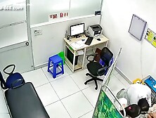 Peeping Hospital patient. 45