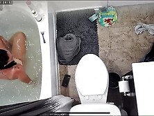 Spy girlfriend hidden cam naked taking bath