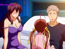 MILF Harem Takes Turns on His Cock Moans