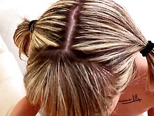 AnnaMae's Sloppy Blowjob & Creampie Surprise - POV