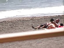 Non-Professional Pair Bj And Hj On Beach