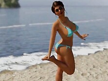 Hotwife Ashley: cuckold and his wife in bikini on the beach ep 2