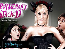 Ella And Her Bestie Convoked A Nasty Sex Demon While Using A Ouija Board