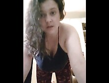 POINT OF VIEW spying on step niece doing yoga while she dishes out SPH and threatens to tattle
