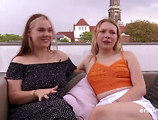 Lesben Kommen Mit Dildo Und Wassereis Zum Höh - Amateur German Lesbians Outdoors