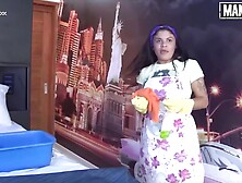 Vick Valencia Cleans The House Before The Penis