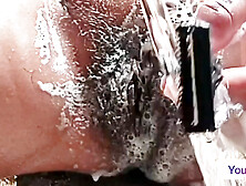 I'm brushing my sexy pussy hair so that the night won't be the first to fuck me.