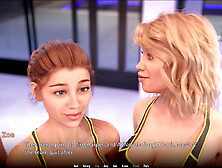 Busty blonde with a big booty and sexy curves