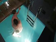 Drunk Neighbors Spycam Caught Night Pool Orgy