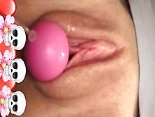 Teeny Twat Close Up Pushing And Birthing Ben Wa Balls Squirting