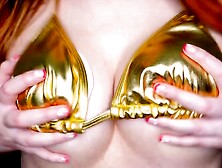 Princess Wystri - Goon For Shiny Gold Bikini Tits