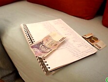 Spicy russian brunette Berta gets nailed so well