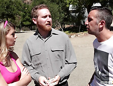 Keiran Lee And Staci Silverstone - Riding Stick Shift