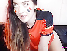 Gf Deepthroating During Belgium Vs England Match