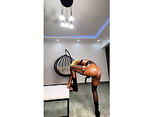 Fucking Myself with My Long Black Dildo Till I Squirt