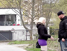 GERMAN SCOUT - Tiny whore mini hotcore pickup and fuck at street casting