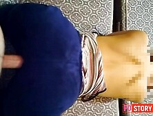 Step Dad Spy Hole in Daughter Pants and Grab Cunt! Close up POINT OF VIEW Fuck n Spunk