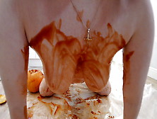 Halloween Messy Pumpkin