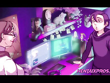 Step mom licks gamer teens monstrous prick - Hentai