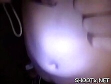 Yummy brunette sweetie Tanya erotically excites