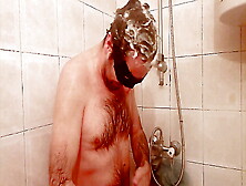 Hairy Earl Smile Takes A Shower