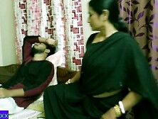 Indian goddess stepmom having sex with stepson! clear hindi audio