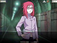 Busty youthful kunoichi trainer in some wild anime action