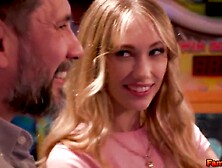 Tommy can't resist his stepdaughter Sky Pierce hot body