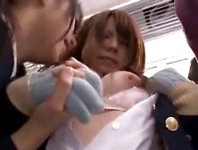 The lesbian took the train and the mischief was begun 5
