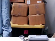 Public-WC Busty Blonde Teen gets Fucked Hard in Public Toilet By Police Officer