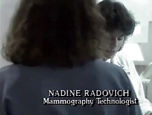 Mature Ladies Having a Mammogram (early 1990s)