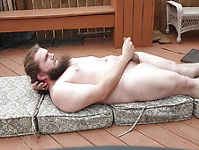 Masturbating On The Back Deck In The Breezy Sun