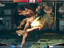 RYU vs CHUN LI - DAN vs SAKURA - HEARTLESS RYU vs DECAPRE - STREET FIGHTER 4 ULTRA ANIME