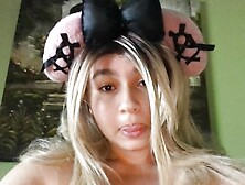 My Melody plays with her pussy