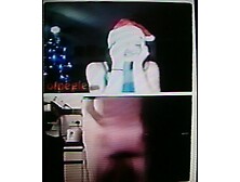 Santa hat slut has me naked for Xmas (+ sound )