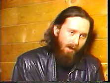 Vintage biker bar gang gangbang