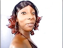 Fine african babe with perky boobies and red hair Koko Kream was fucked and cummed with monstrous rod of dark ganster