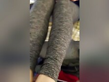 Foot Job To Rough Hard Anal Before Work