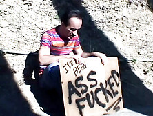 A Blonde Fresh Horny Gets Sexed by an Oldman with a Humongous Dong