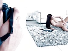 A very hot brunette girl enjoys a nice fuck