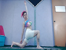 Yoga Beginner Livestream Flash Latina Big Tits