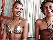 Bubble Ass Ebony Whores Team Up To Ride BWC In Hawt Interracial Trio