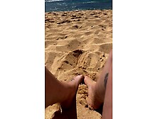 big beautiful woman step mama mother I'd like to fuck foot fetish wrinkles soles and lengthy toes in the sand