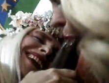 Moana Pozzi & Ilona Staller in Hot Vintage Blowjob and Cumshot Scene #07 - HD International Sex