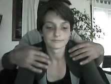 Amateur couple porn shows me fondling my mature wife