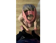 She Gave Me A Deep-Throat Blowjob In Handcuffs And A Mask