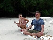 Meditation On The Beach Ended With A Blowjob